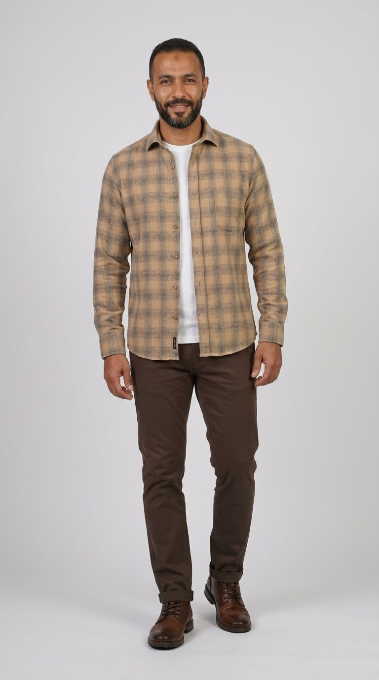 White Bronze Wool Shirt