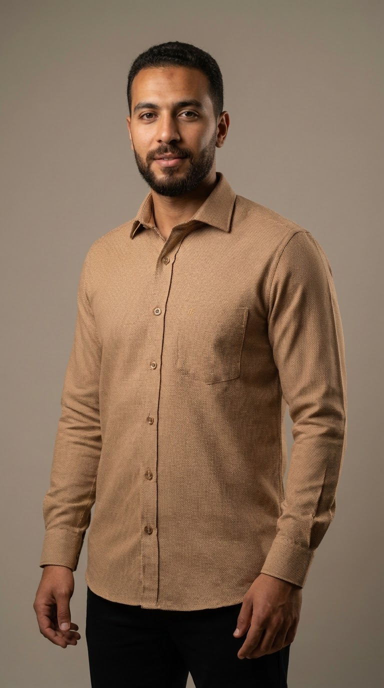 Bronze Wool Shirt