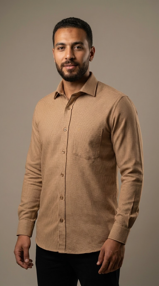 Bronze Wool Shirt