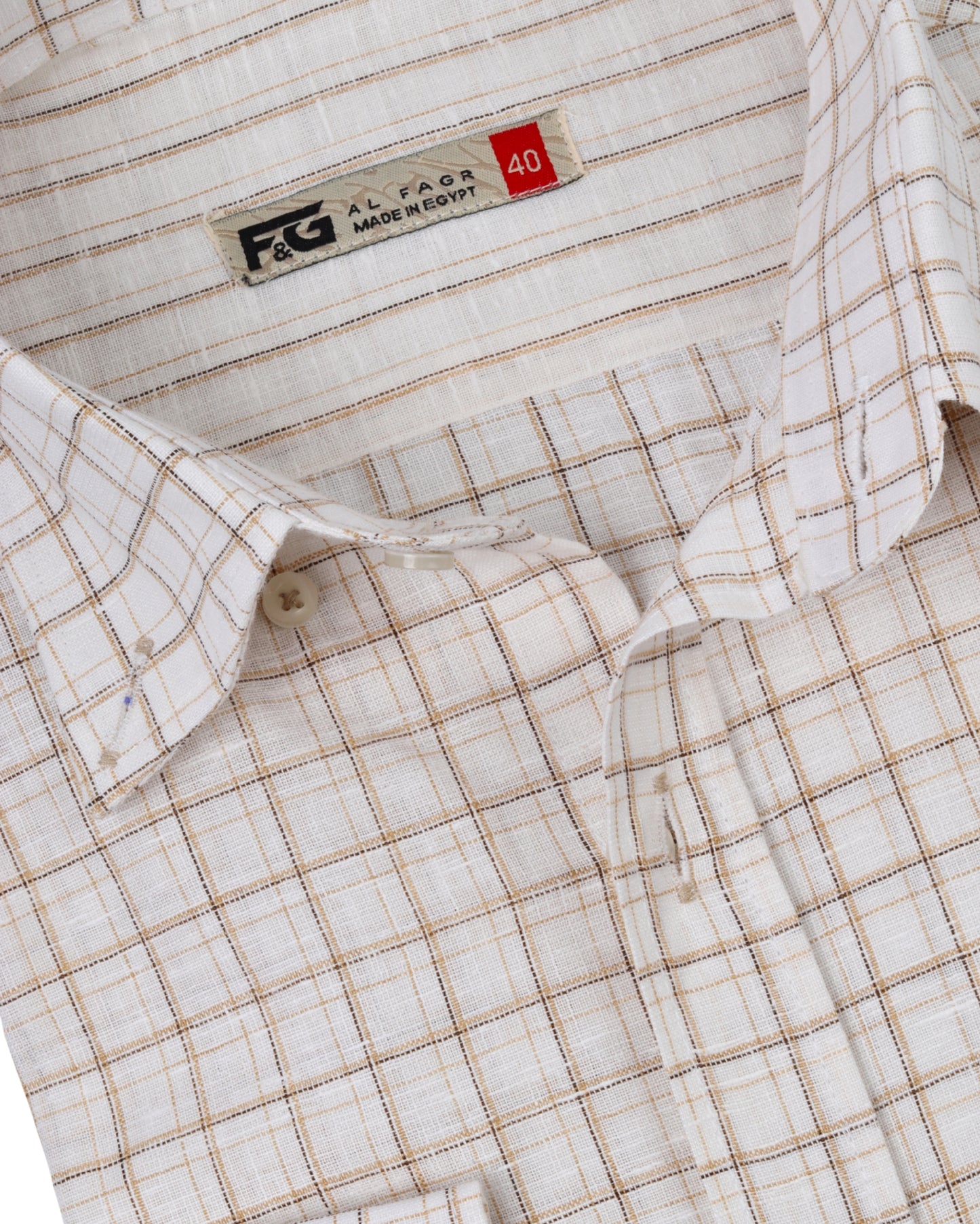 Beige Pure Cotton Long Sleeve Shirt