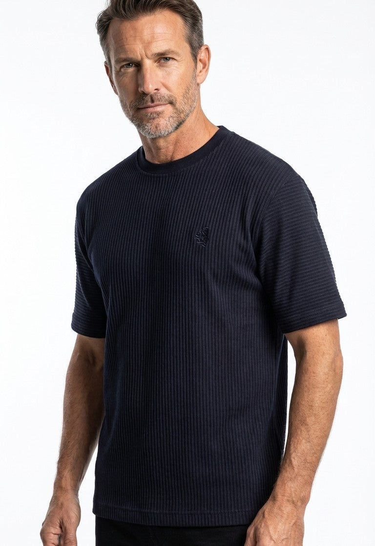 Round Ribbed T-Shirt