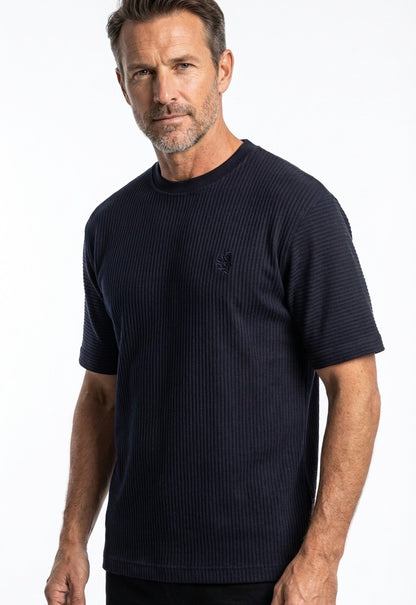 Round Ribbed T-Shirt